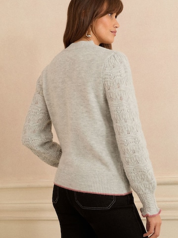 love & roses Sweater in Grey