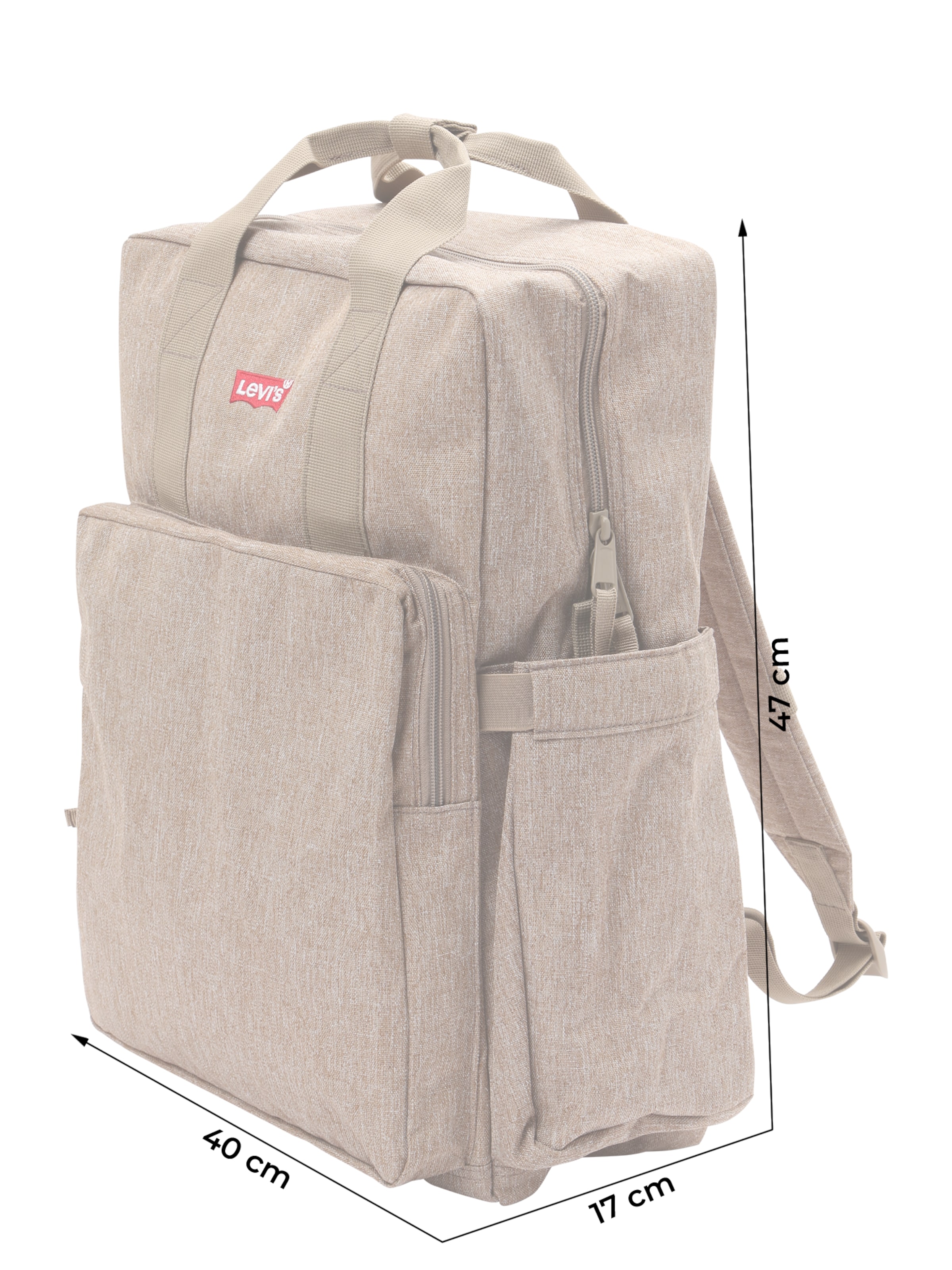 LEVI'S ®Ruksak 'Large L-Pack Backpack' - siva boja