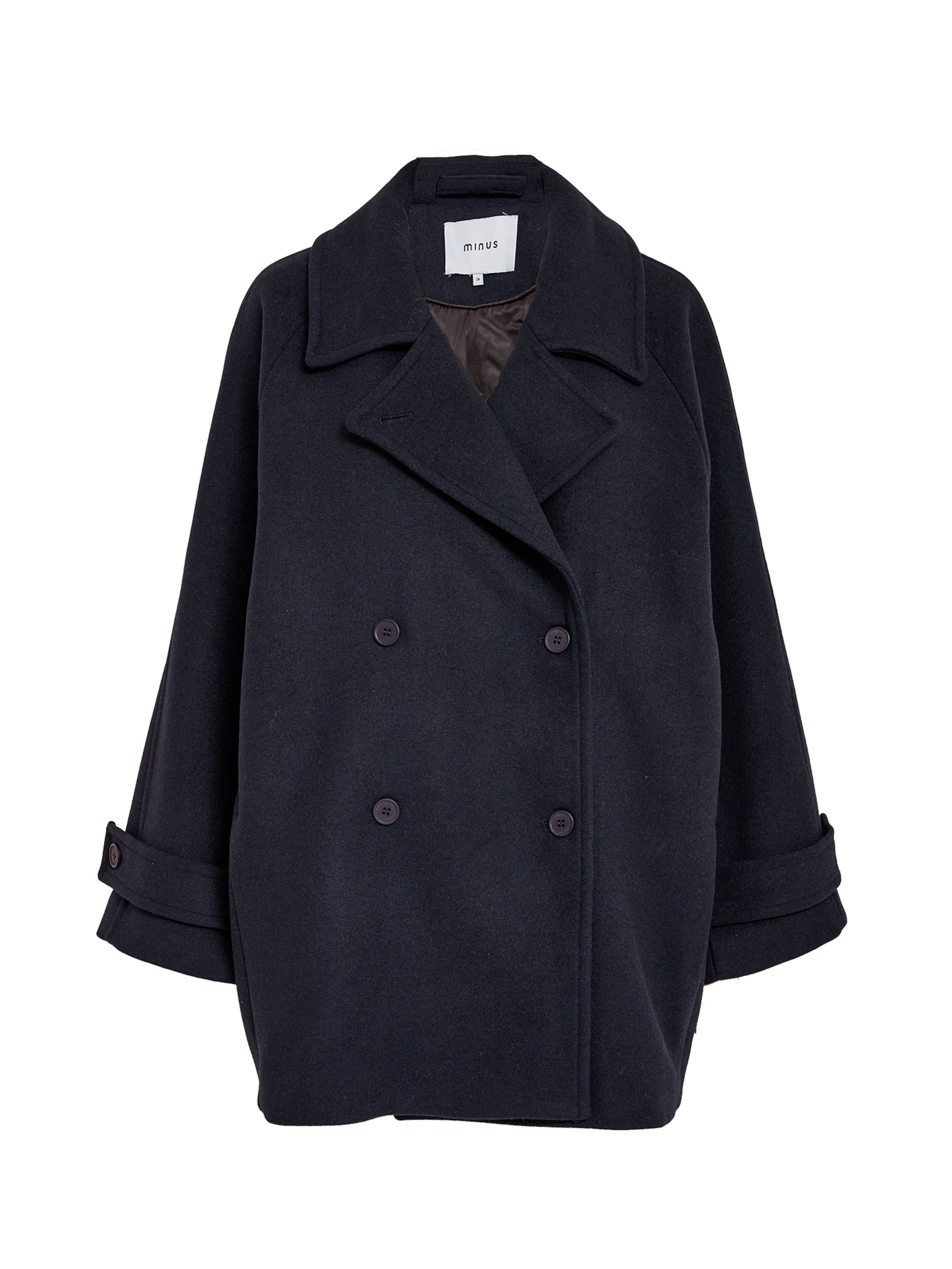 minus Mantel 'Colette' in Blau: Vorderseite