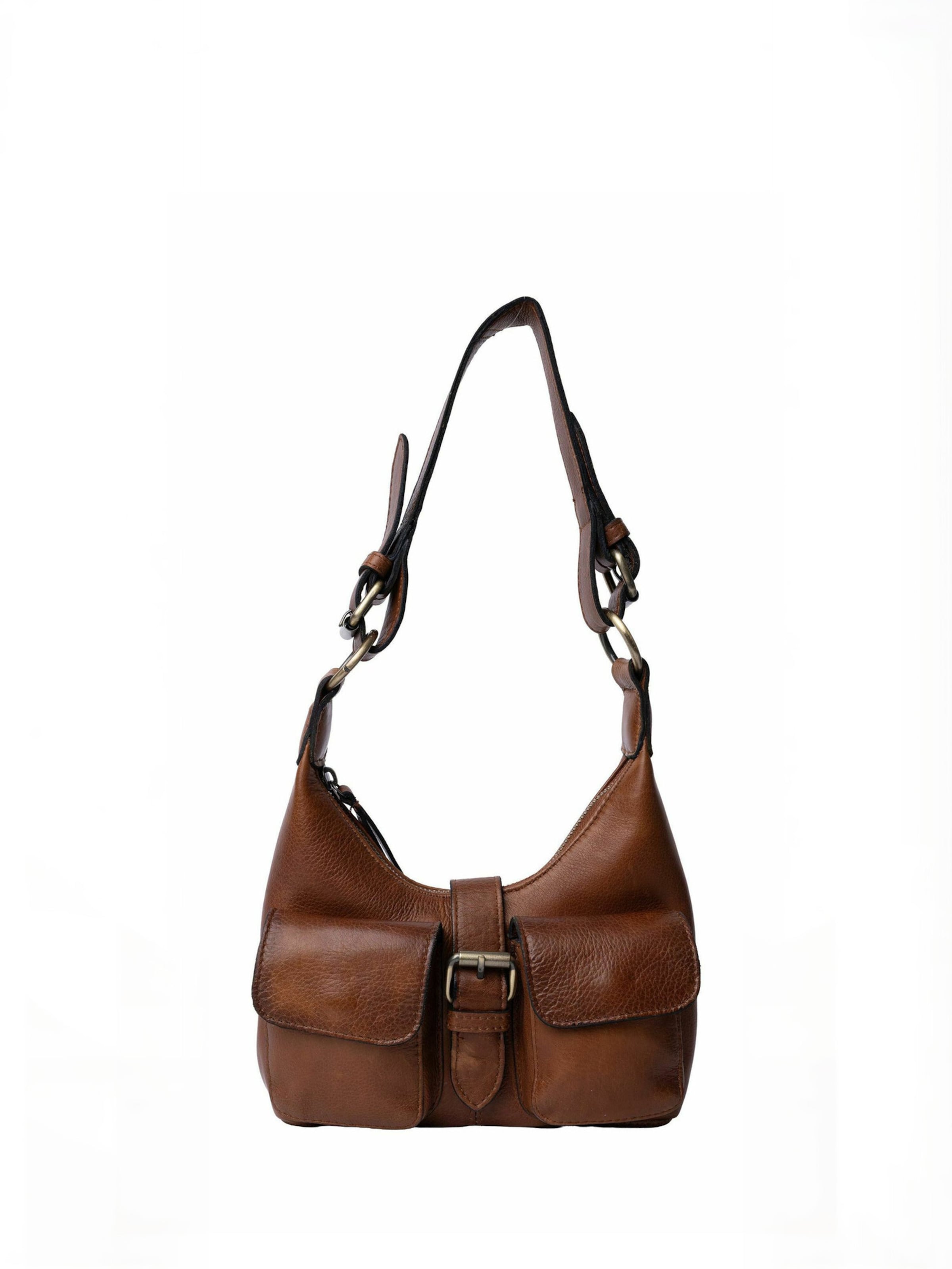 RE:DESIGNED Shopper ' Solvej ' in Brown: front