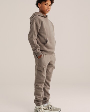 WE Fashion Sweatshirt i brun