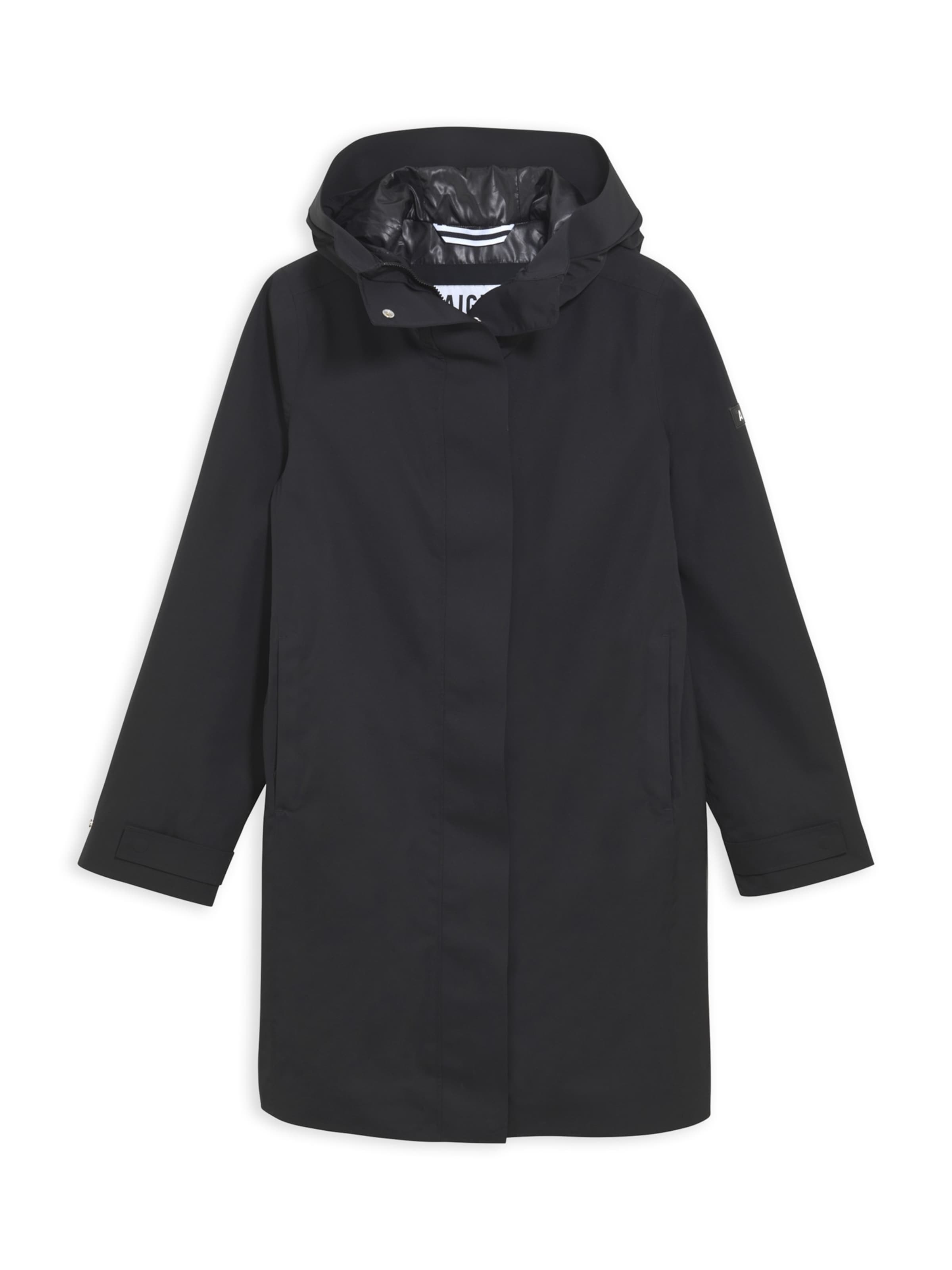 AIGLE - Parka meia-estação 'Mtd®' em preto: frente
