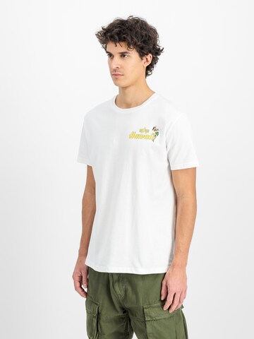 ALPHA INDUSTRIES T-Shirt 'Pearl Harbor' in Weiß