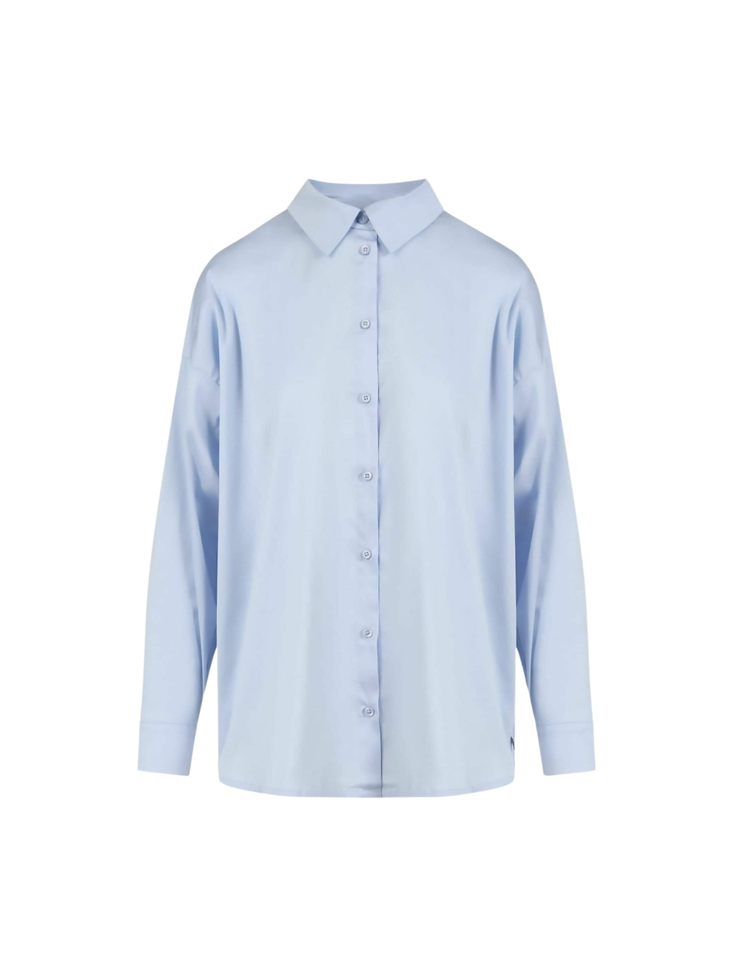 Coster Copenhagen Shirt ' Boxy ' in Blue: front