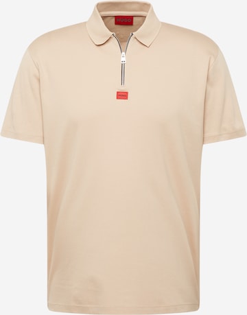 HUGO Red - Camisa 'Deresom241' em bege: frente