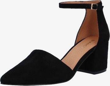 Bianco Pumps 'Divived D'orsay' in Black: front