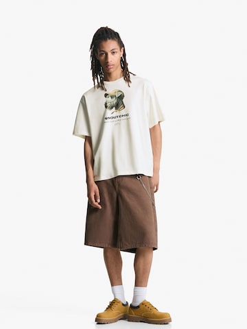 Bershka Shirt in White