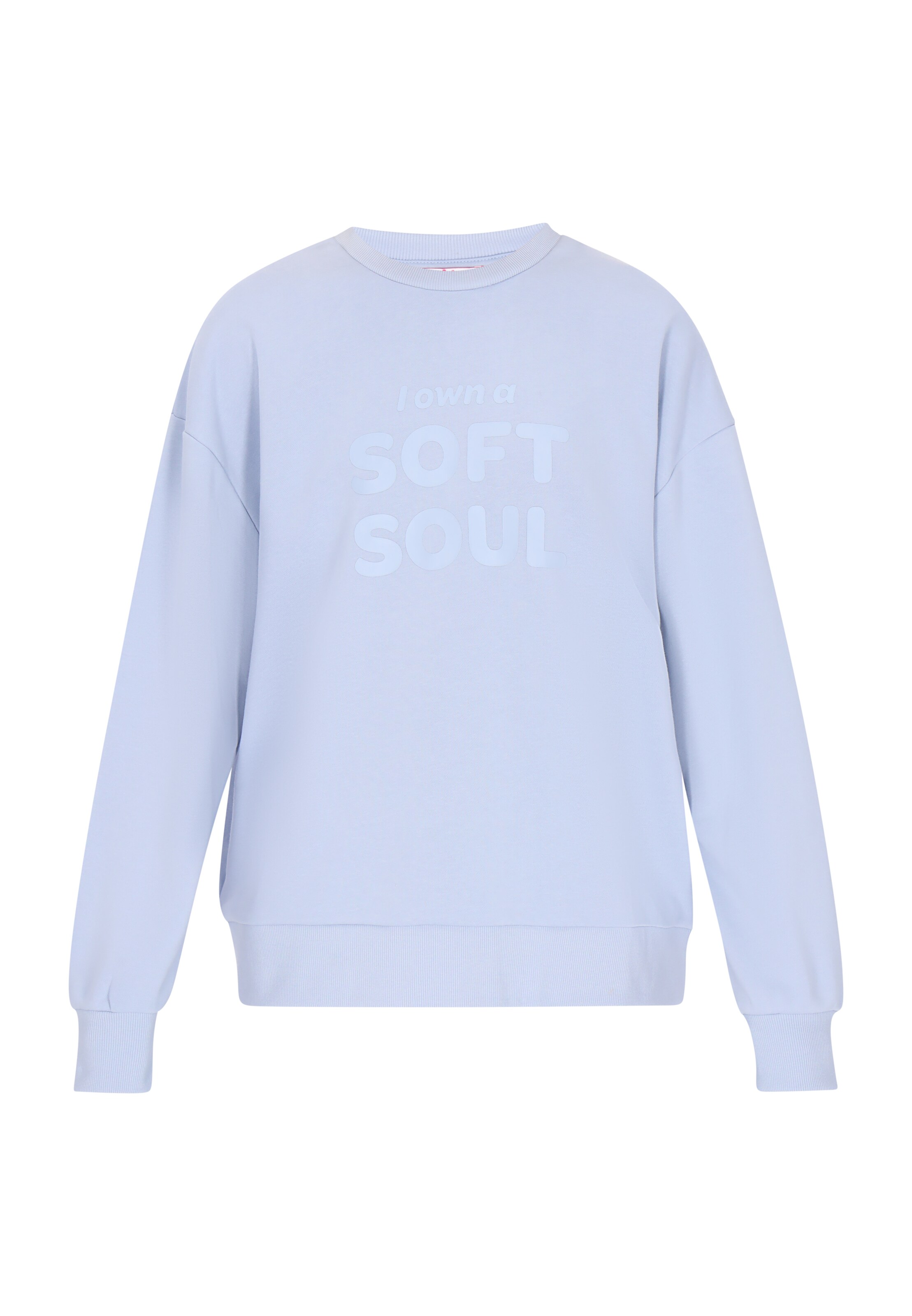 MYMO Sweatshirt 'Back To School' in Blau: Vorderseite