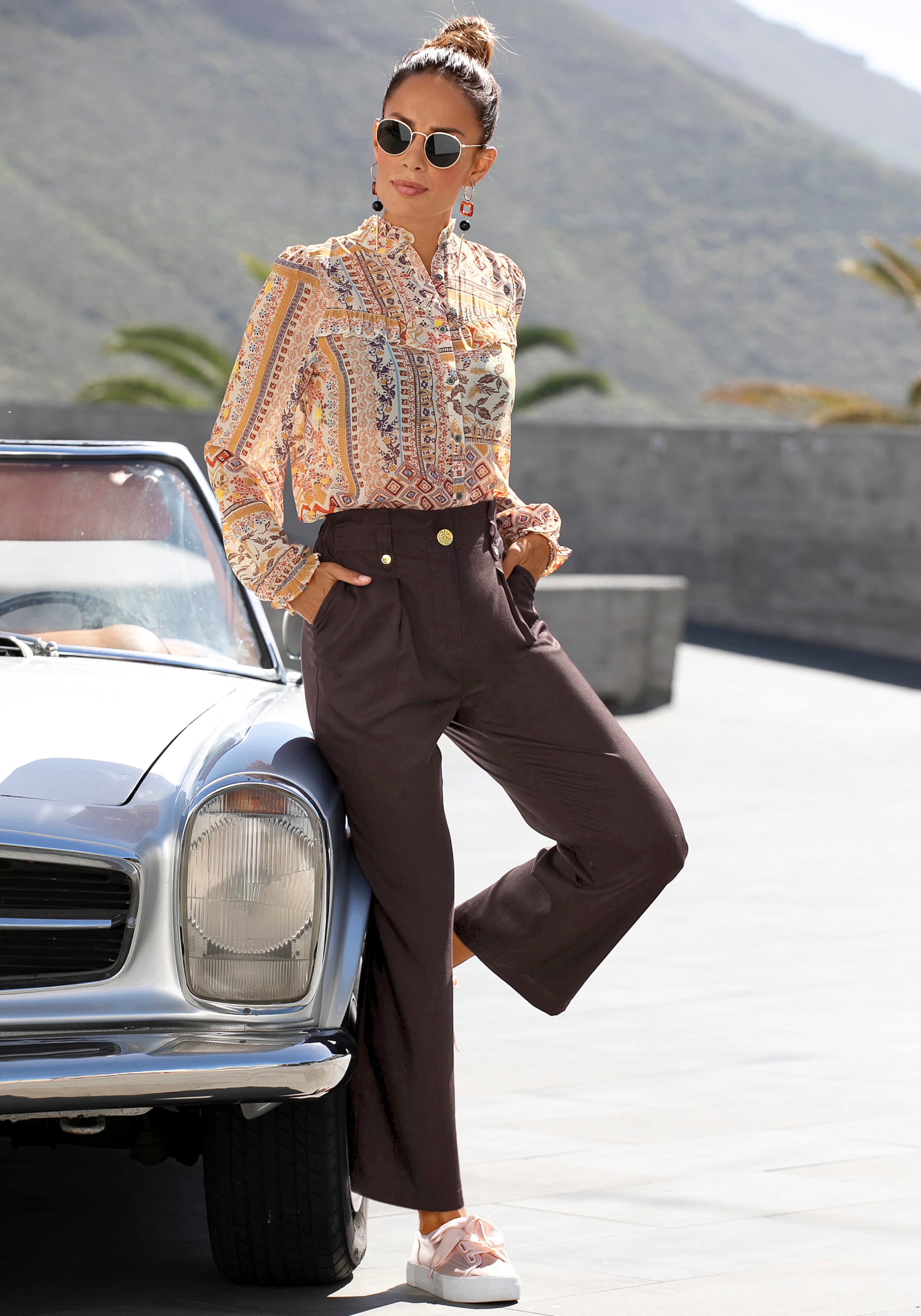 Camicia da donna di LASCANA in beige