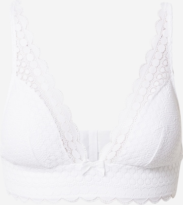 ETAM - Triangular Soutien 'CHERIE' em branco: frente