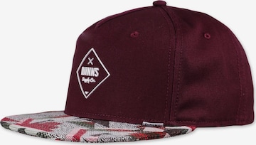 Casquette 'Rubber Aztek' DJINNS en rouge : devant
