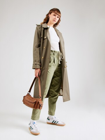 Springfield - regular Pantalón plisado en verde