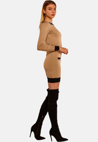TOOche Jurk 'Classy Vintage' in Beige
