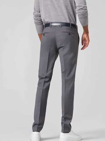 MEYER Slim fit Pleated Pants 'Bonn' in Grey