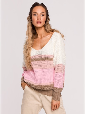 made of emotion - Jersey 'M686' en marrón: frente