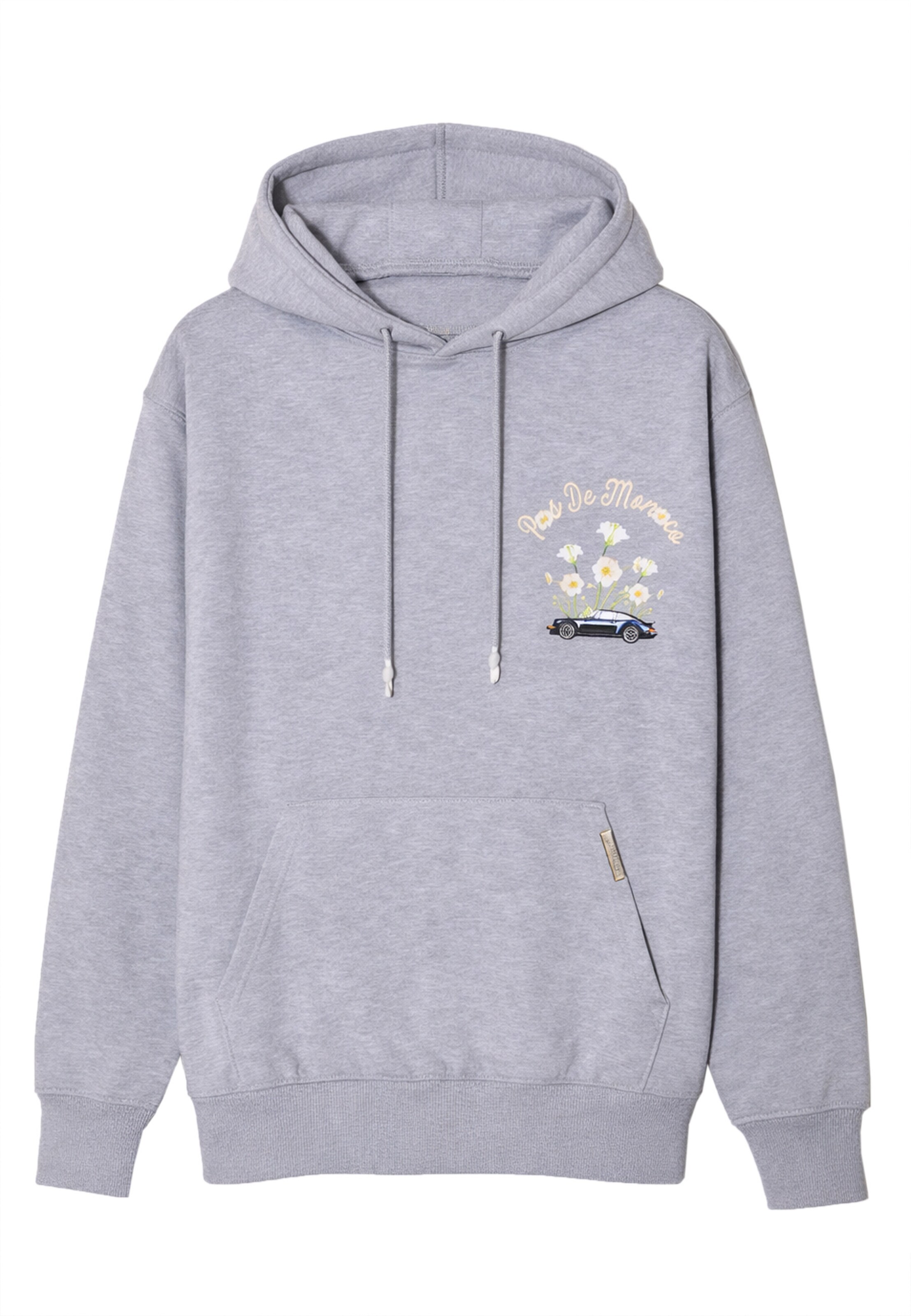 Pas De Monaco Sweatshirt in grau / schwarz / weiß, Produktansicht