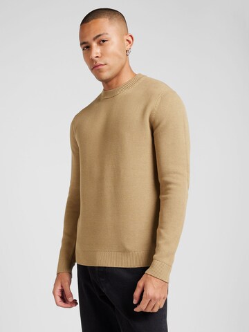 Pullover 'SLHDANE' di SELECTED HOMME in marrone: frontale