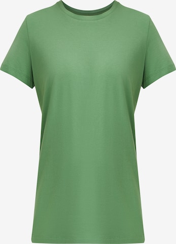 Finn Flare Shirt 'Basic' in Grün: Vorderseite