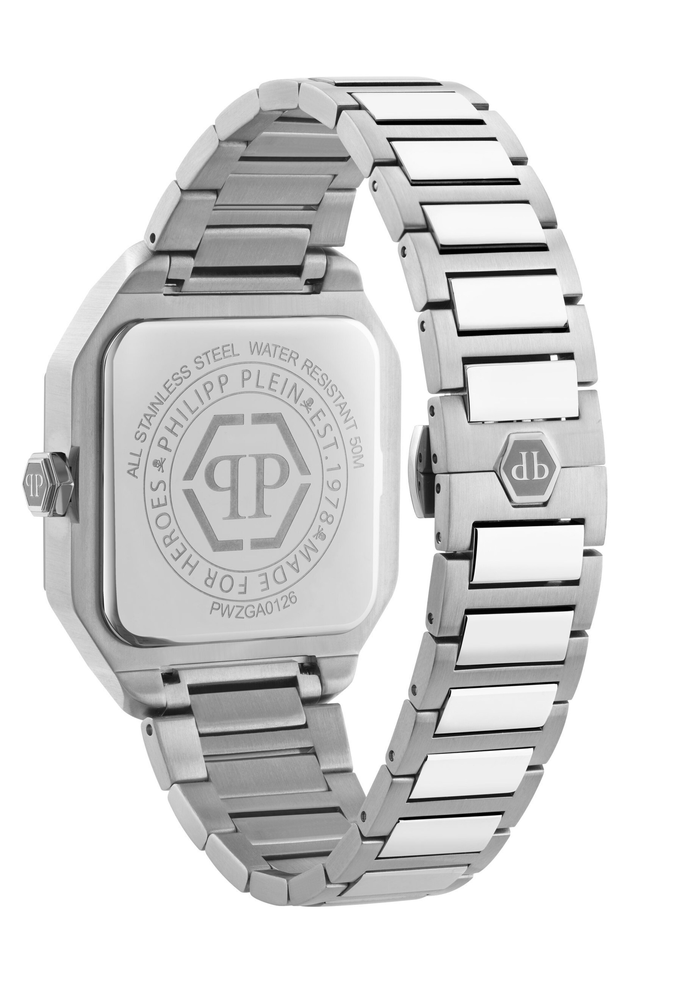 Philipp Plein Analoguhr 'PLEIN EDGE' in Silber