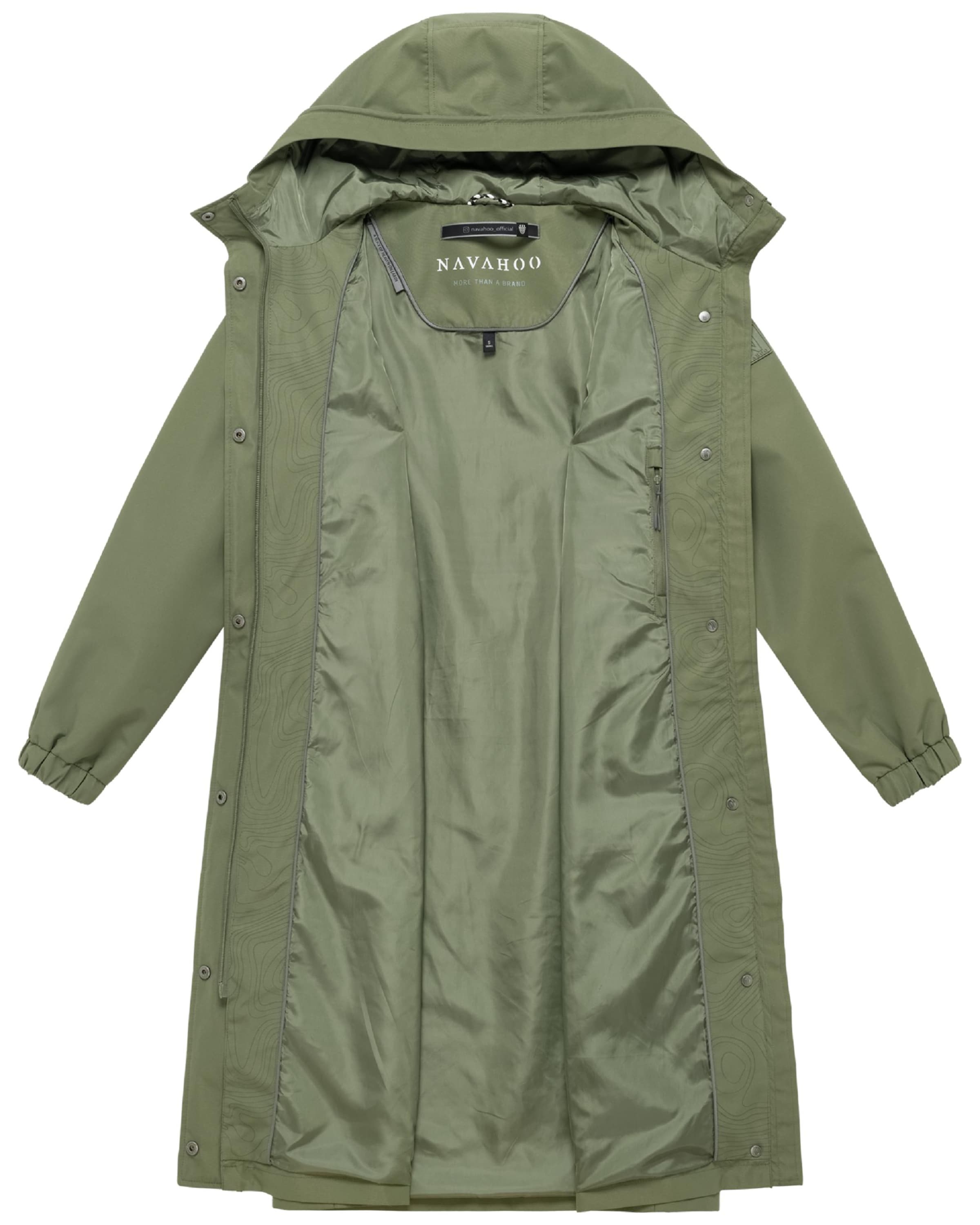 NAVAHOO Mantel 'Kirschwind 14' in Grün