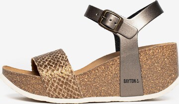 Bayton Sandal 'Toledo' i silver: framsida