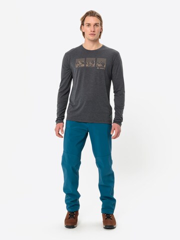 VAUDE Functioneel shirt 'Rosemoor III' in Grijs