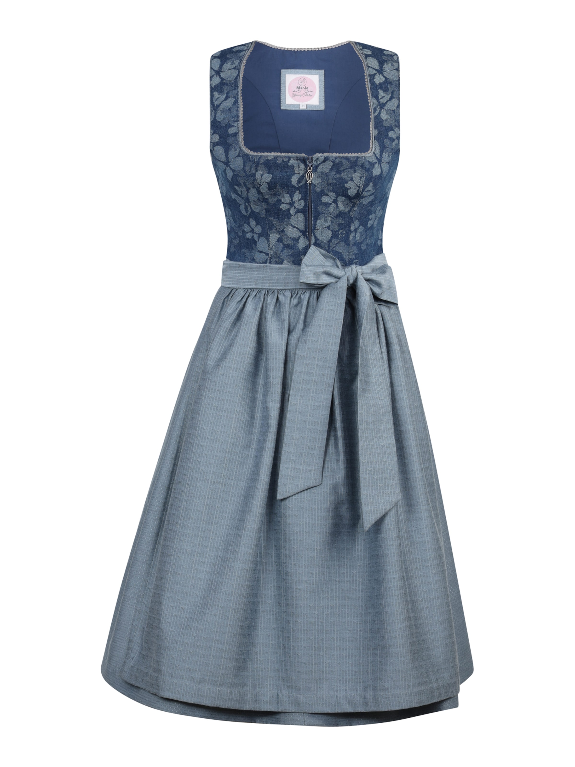 MARJO Kleid 'Gachenbach' in Blau: Vorderseite