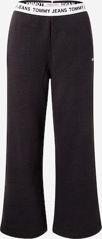 Tommy Jeans Loose fit Trousers in Black: front