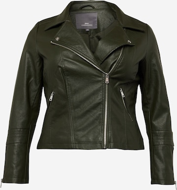 ONLY Carmakoma Between-Season Jacket 'EMMY' in Green: front