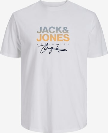 Jack & Jones Plus T-Shirt 'JORCanggu' in Weiß: Vorderseite
