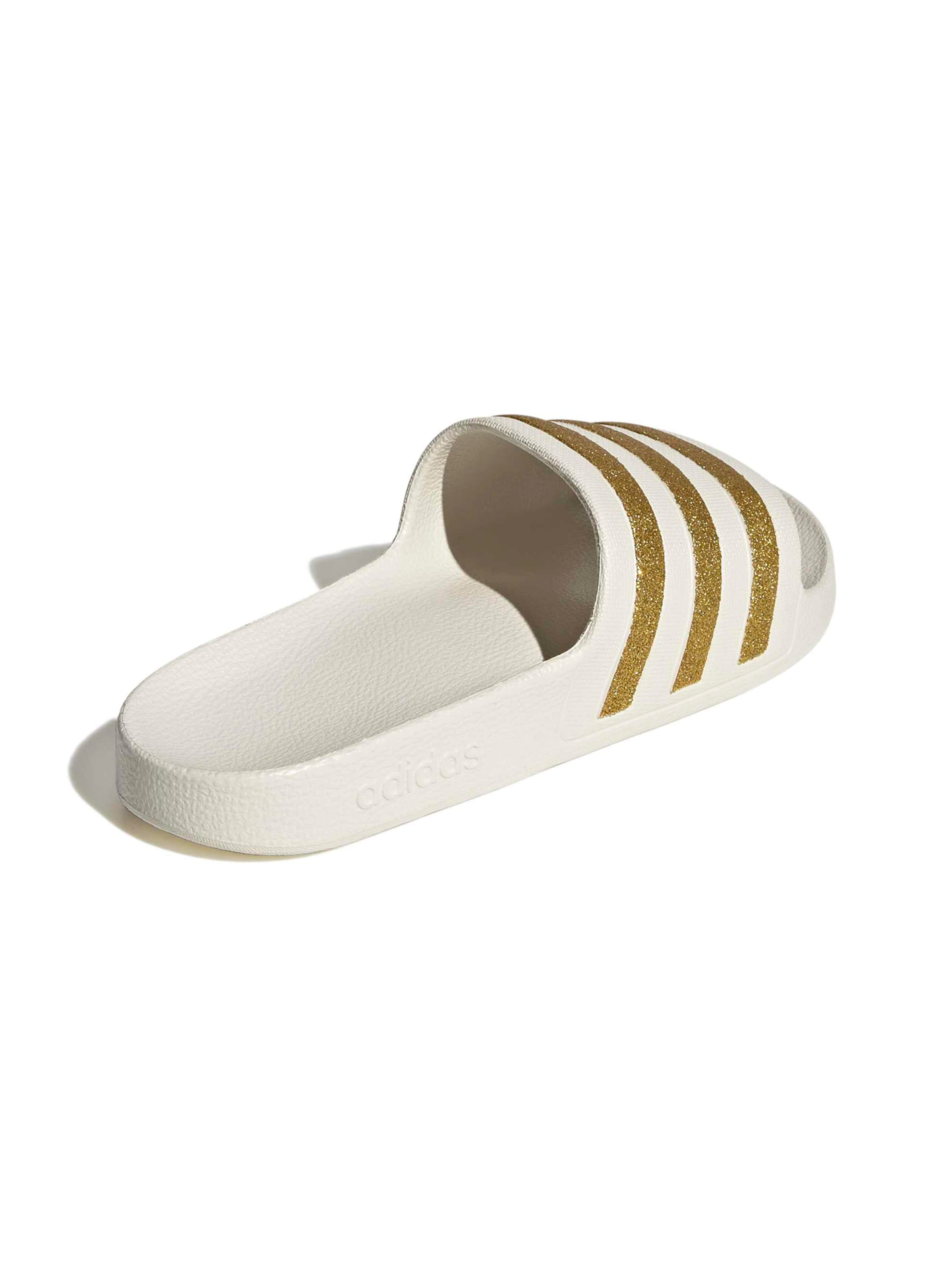 ADIDAS SPORTSWEAR Μιούλ 'ADILETTE AQUA' σε λευκό