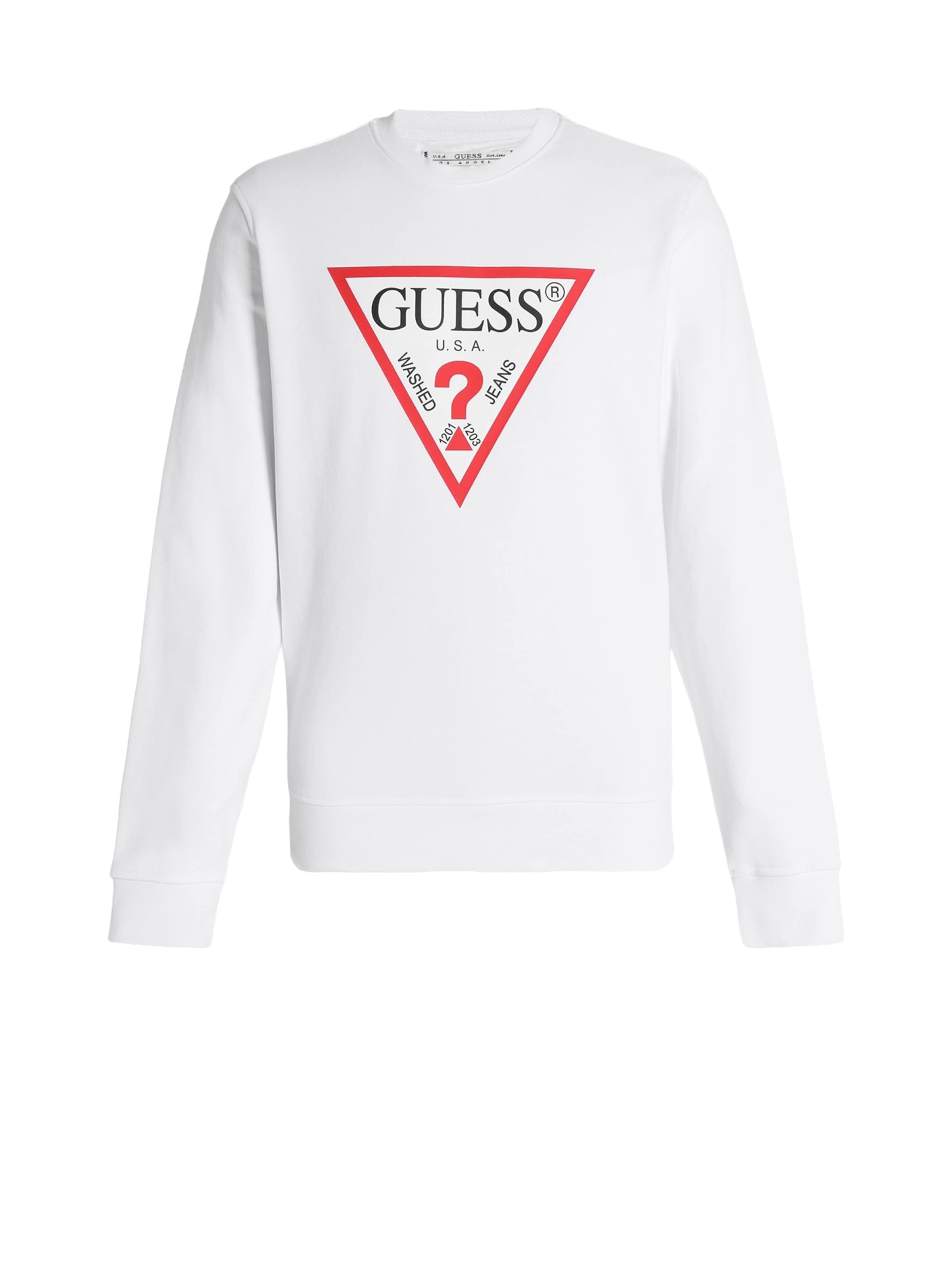 GUESS Svetr – bílá: přední strana