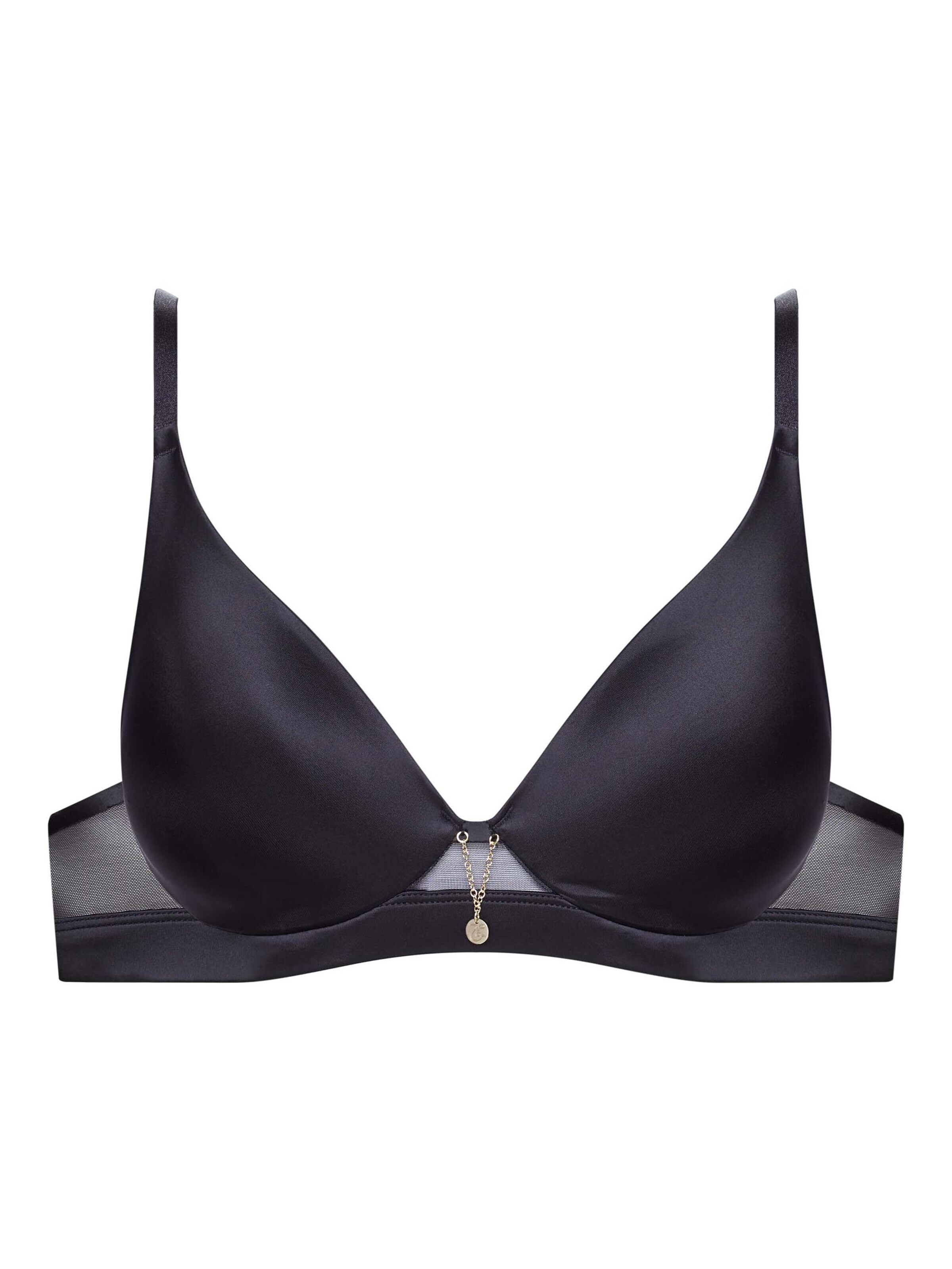 Push-up Reggiseno 'Nubia' di ESOTIQ in nero: frontale