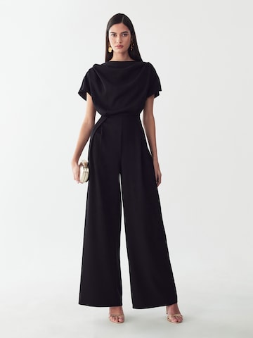 BWLDR Jumpsuit 'Tina' in Schwarz: Vorderseite