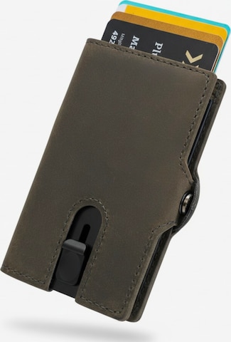 Ella Eisvogel Portemonnaie in Braun: Vorderseite