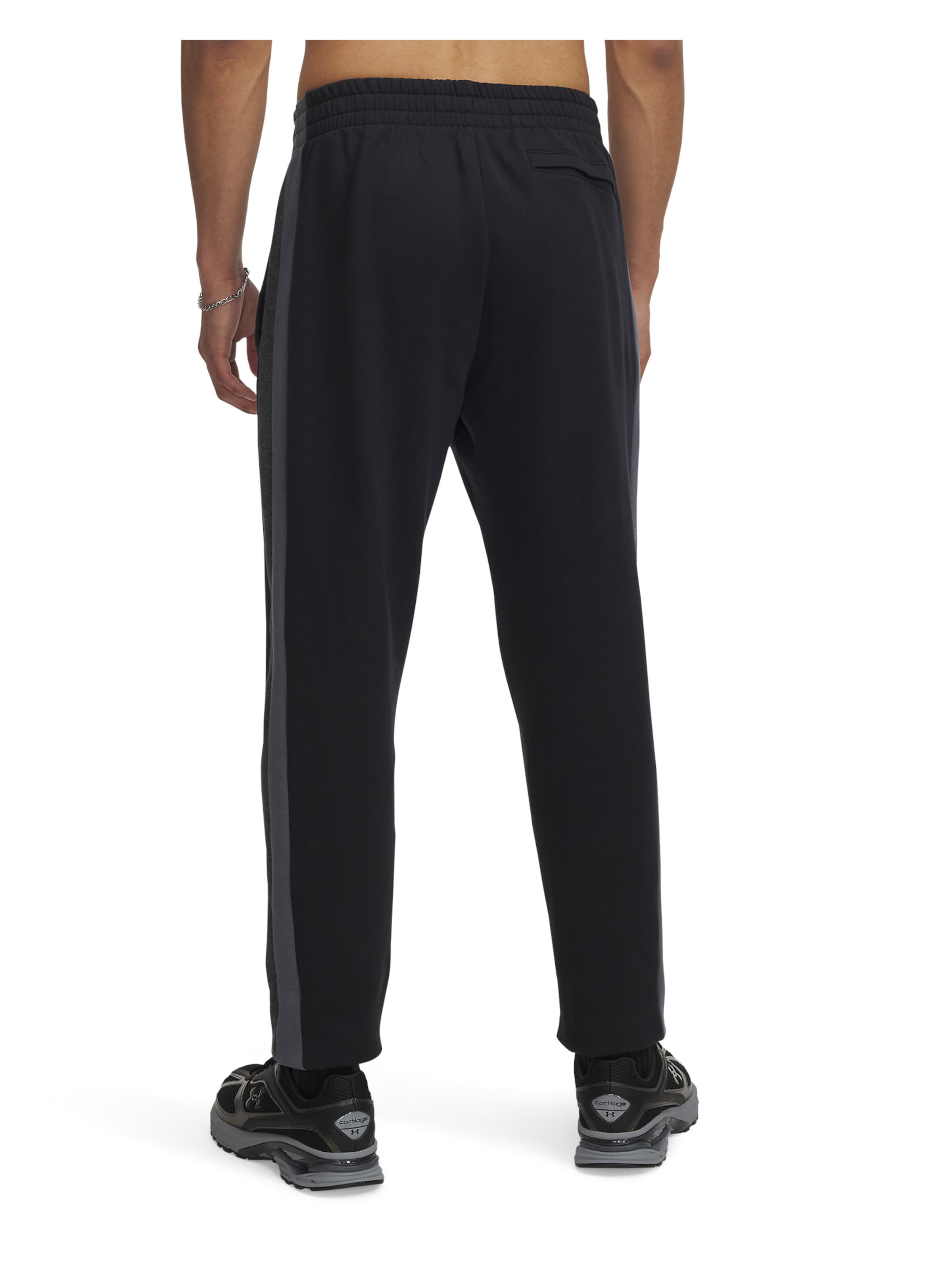 UNDER ARMOUR Tapered Sports trousers 'Rival' in Black