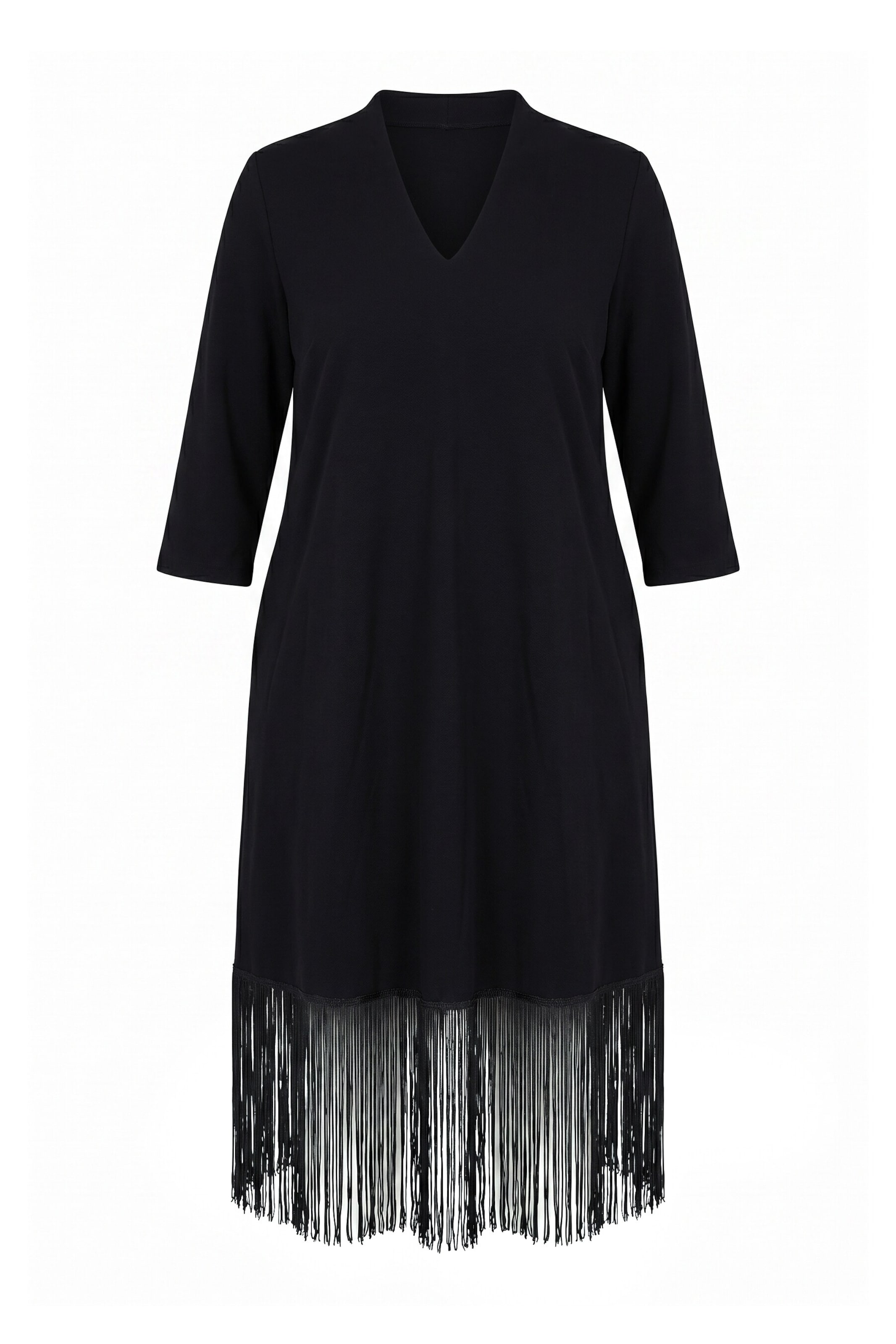 Ulla Popken Kleid in Schwarz: Vorderseite