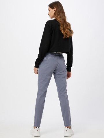 Coupe slim Pantalon chino TOM TAILOR en gris