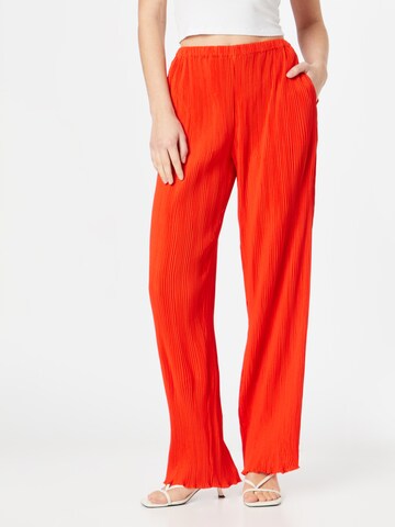 Samsøe Samsøe Loose fit Pants in Orange: front