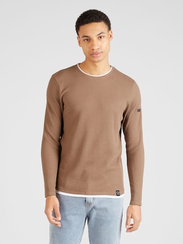 Key Largo Pullover 'Stefano' i brun: forside