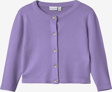 NAME IT Knit Cardigan 'Valma' in Purple: front