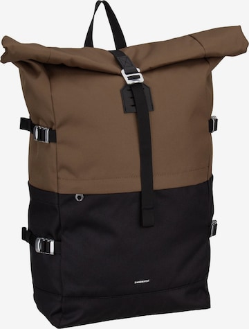 SANDQVIST Rucksack in Braun: Vorderseite