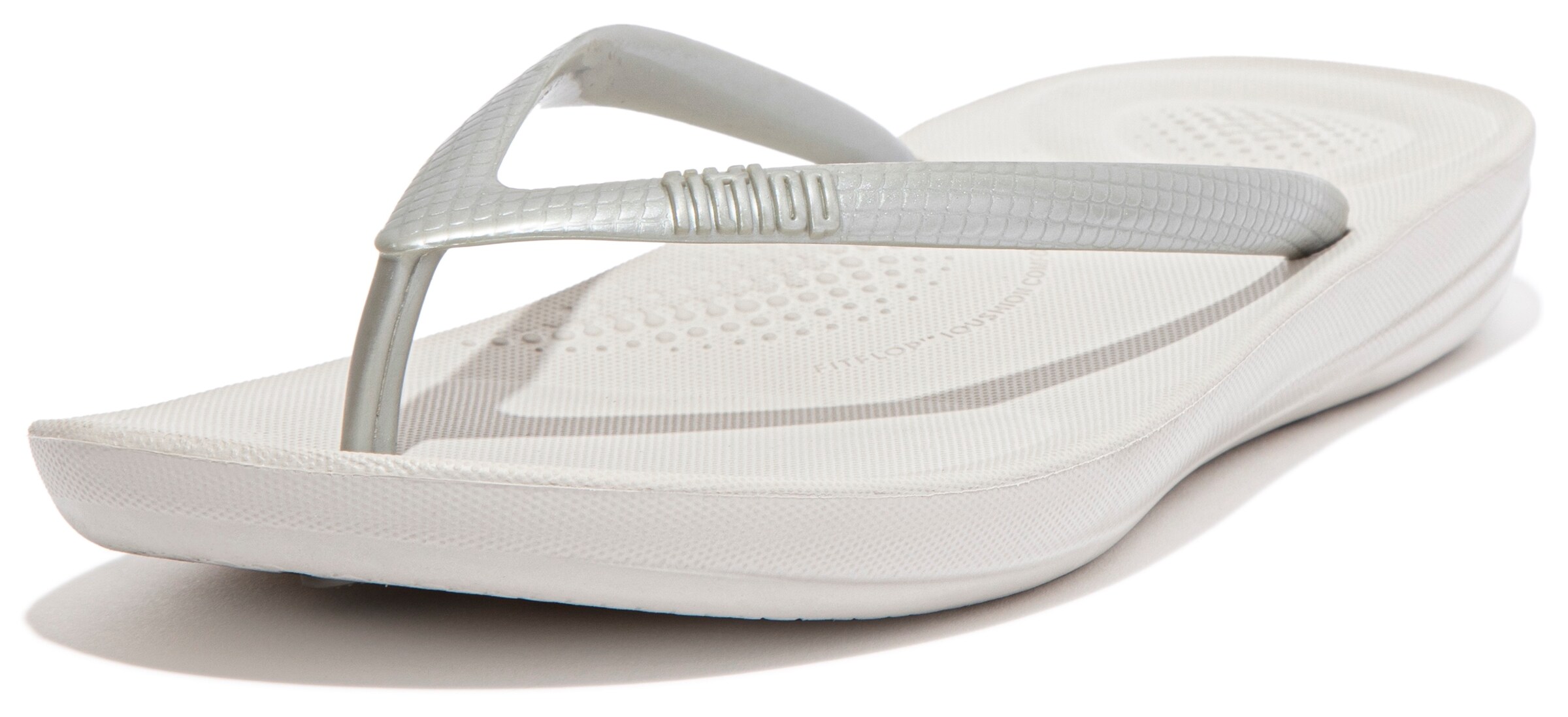 FitFlop Zehentrenner in Silber: Vorderseite