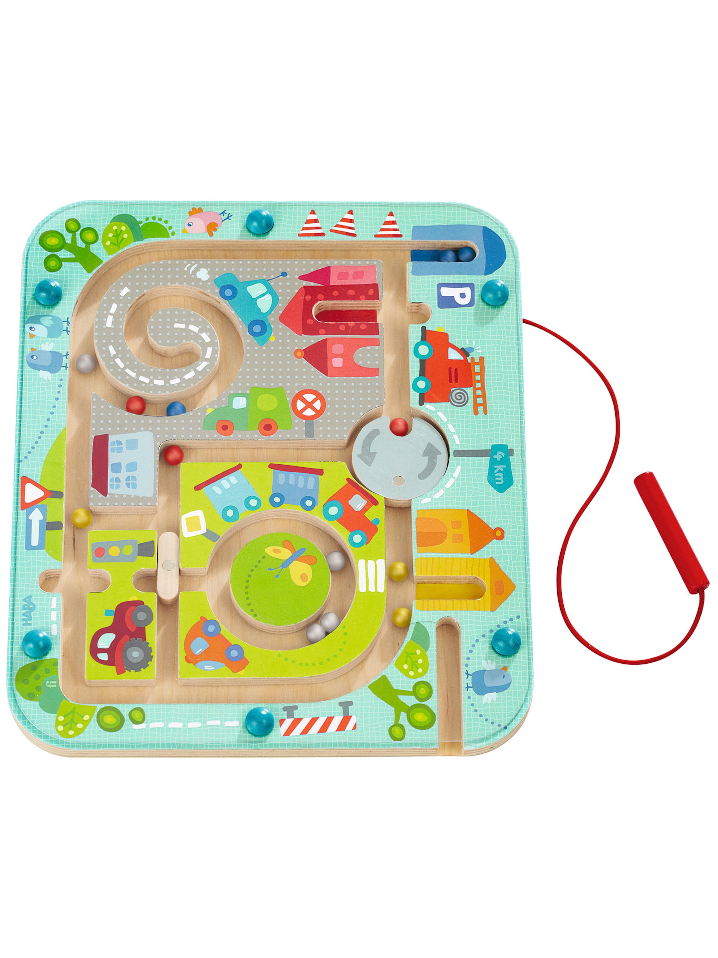HABA Spiel ' Magnetspiel Stadtlabyrinth ' in Mischfarben