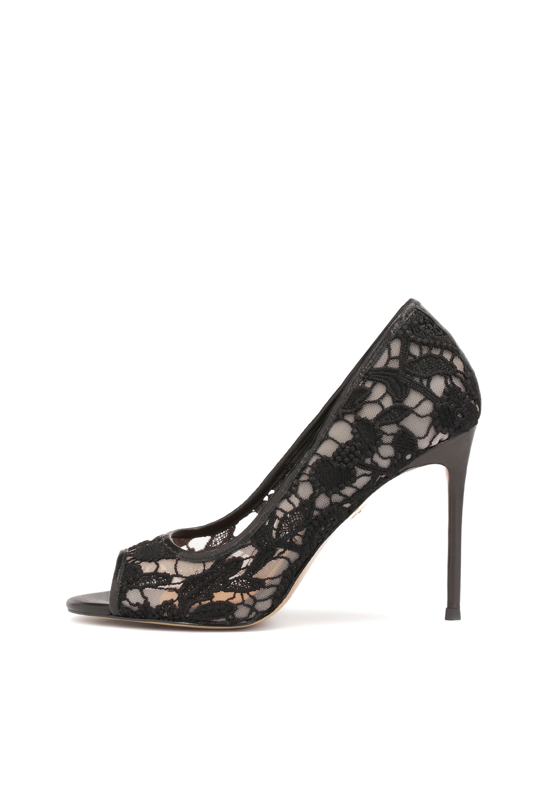 juoda Kazar Vakariniai bateliai: priekis