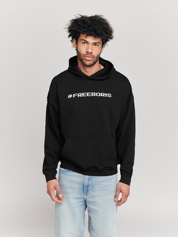 ABOUT YOU x StayKid - Jersey 'FREEBORIS' en negro: frente