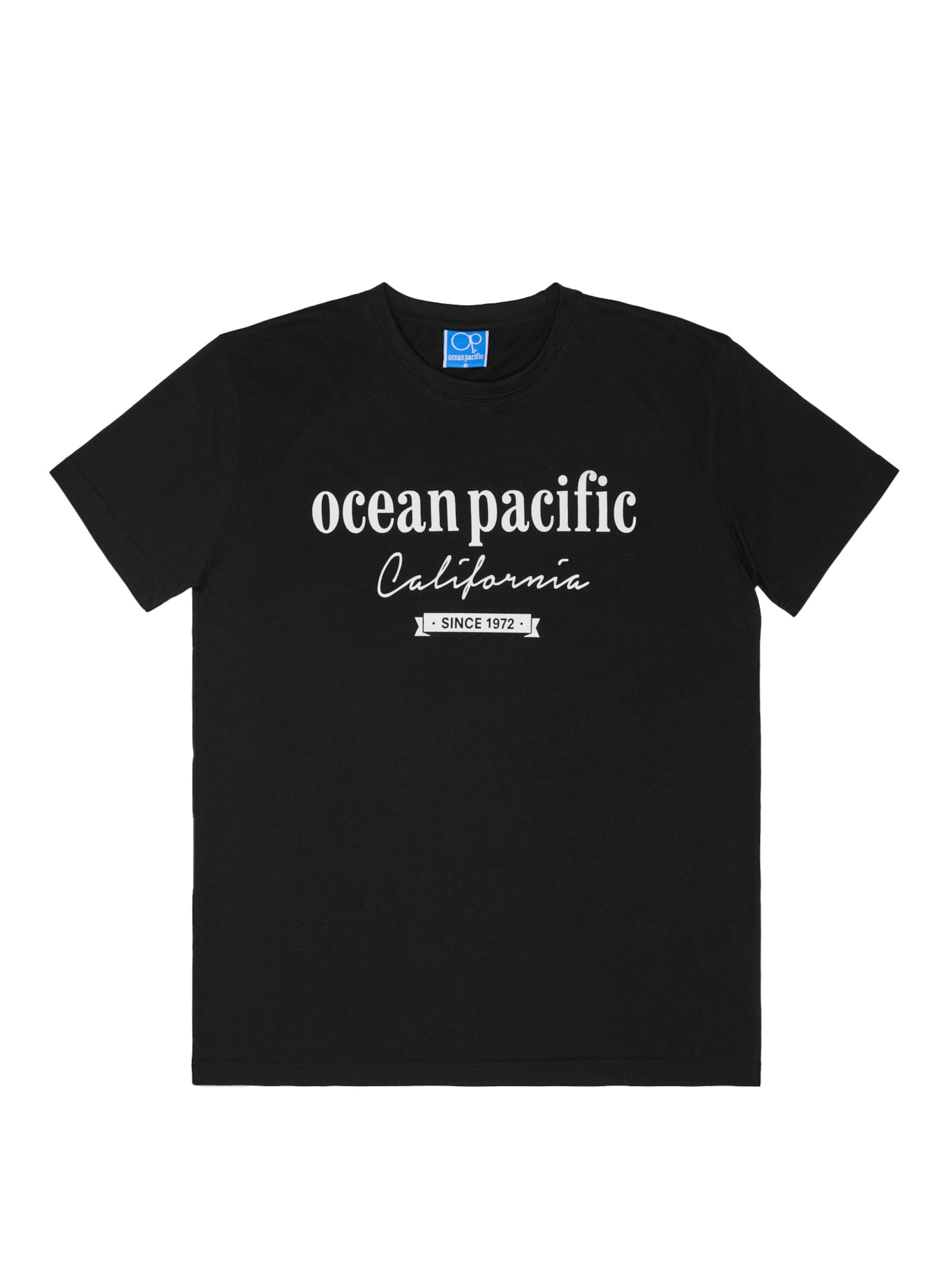 Ocean Pacific Tričko 'Los Clavos' – černá: přední strana