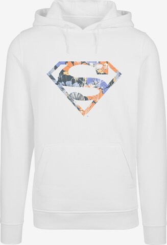 Felpa 'DC Comics Superman Floral Logo 2' di F4NT4STIC in bianco: frontale