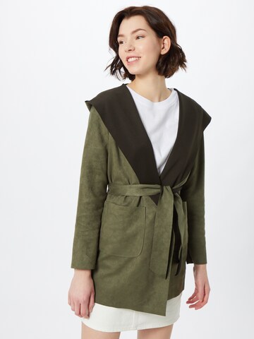 Cappotto di mezza stagione 'D45362F43405A' di Sublevel in verde: frontale