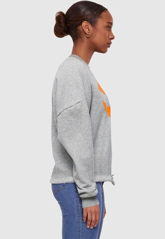 ABSOLUTE CULT Sweatshirt 'Halloween - Pumpkin Face' in Grau